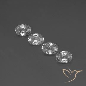 Shop natural 5.16ct Blanc clair Zircon gems, ovale, from Cambodge at GemSelect. In stock, global shipping!