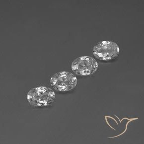 Shop natural 5.07ct Blanc clair Zircon gems, ovale, from Cambodge at GemSelect. In stock, global shipping!