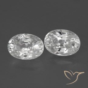 Shop natural 3.07ct Blanc Zircon gems, ovale, from Cambodge at GemSelect. In stock, global shipping!