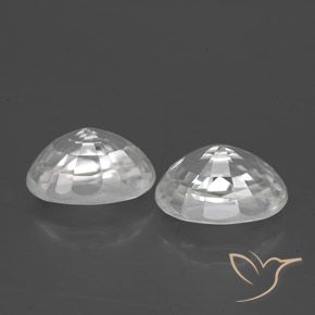 Shop natural 3.07ct Blanc Zircon gems, ovale, from Cambodge at GemSelect. In stock, global shipping!