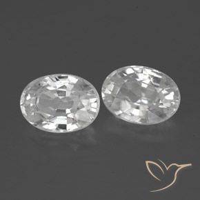 Shop natural 2.80ct Blanc Zircon gems, ovale, from Cambodge at GemSelect. In stock, global shipping!