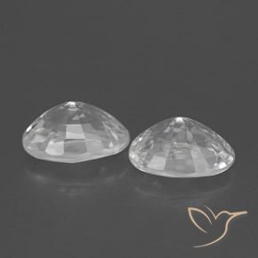 Shop natural 2.73ct Blanc Zircon gems, ovale, from Cambodge at GemSelect. In stock, global shipping!