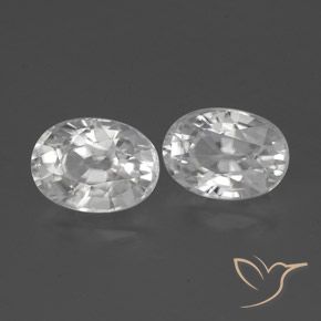 Shop natural 2.90ct Blanc Zircon gems, ovale, from Cambodge at GemSelect. In stock, global shipping!