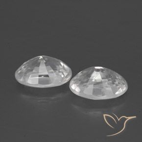 Shop natural 2.68ct Blanc Zircon gems, ovale, from Cambodge at GemSelect. In stock, global shipping!
