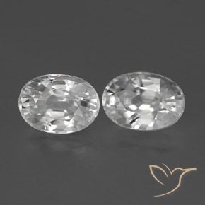 Shop natural 2.84ct Blanc Zircon gems, ovale, from Cambodge at GemSelect. In stock, global shipping!