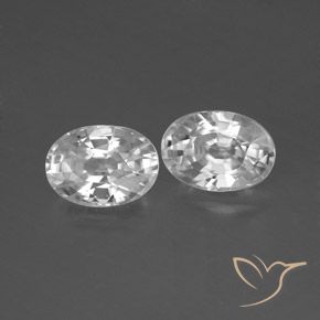 Shop natural 2.76ct Blanc clair Zircon gems, ovale, from Cambodge at GemSelect. In stock, global shipping!