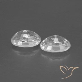 Shop natural 2.78ct Blanc Zircon gems, ovale, from Cambodge at GemSelect. In stock, global shipping!