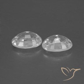 Shop natural 2.73ct Blanc Zircon gems, ovale, from Cambodge at GemSelect. In stock, global shipping!
