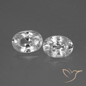 Shop natural 2.68ct Blanc clair Zircon gems, ovale, from Cambodge at GemSelect. In stock, global shipping!