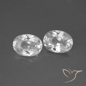 Shop natural 2.59ct Blanc clair Zircon gems, ovale, from Cambodge at GemSelect. In stock, global shipping!