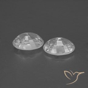 Shop natural 2.57ct Blanc Zircon gems, ovale, from Cambodge at GemSelect. In stock, global shipping!