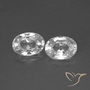 Shop natural 2.69ct Blanc Zircon gems, ovale, from Cambodge at GemSelect. In stock, global shipping!