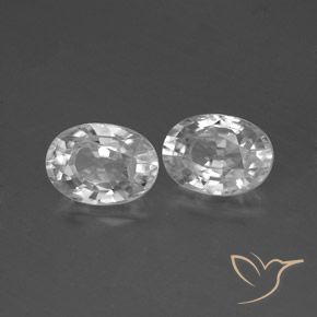 Shop natural 2.69ct Blanc Zircon gems, ovale, from Cambodge at GemSelect. In stock, global shipping!