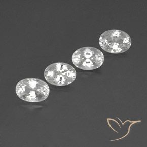 Shop natural 5.46ct Blanc Zircon gems, ovale, from Cambodge at GemSelect. In stock, global shipping!
