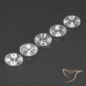 Shop natural 7.48ct Blanc clair Zircon gems, ovale, from Cambodge at GemSelect. In stock, global shipping!
