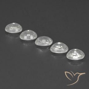 Shop natural 7.48ct Blanc clair Zircon gems, ovale, from Cambodge at GemSelect. In stock, global shipping!