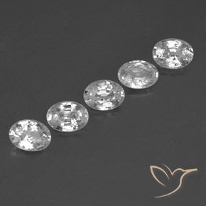 Shop natural 5.82ct Blanc Zircon gems, ovale, from Cambodge at GemSelect. In stock, global shipping!