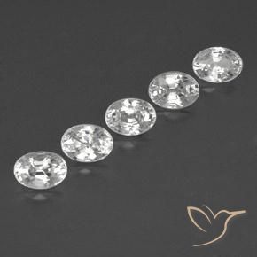 Shop natural 7.07ct Blanc Zircon gems, ovale, from Cambodge at GemSelect. In stock, global shipping!