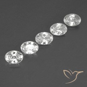Shop natural 6.63ct Blanc Zircon gems, ovale, from Cambodge at GemSelect. In stock, global shipping!
