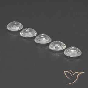 Shop natural 6.51ct Blanc clair Zircon gems, ovale, from Cambodge at GemSelect. In stock, global shipping!