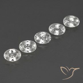Shop natural 7.28ct Blanc Zircon gems, ovale, from Cambodge at GemSelect. In stock, global shipping!