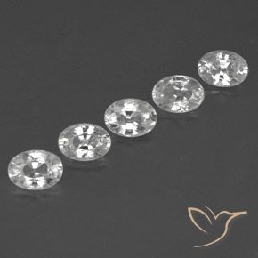 Shop natural 6.43ct Blanc Zircon gems, ovale, from Cambodge at GemSelect. In stock, global shipping!