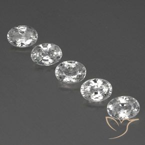 Shop natural 6.78ct Blanc Zircon gems, ovale, from Cambodge at GemSelect. In stock, global shipping!