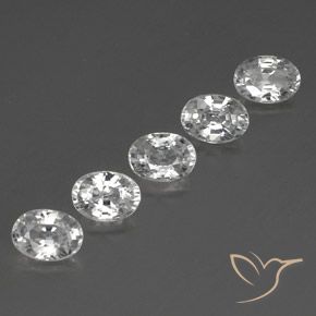 Shop natural 6.78ct Blanc Zircon gems, ovale, from Cambodge at GemSelect. In stock, global shipping!