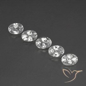 Shop natural 7.33ct Blanc Zircon gems, ovale, from Cambodge at GemSelect. In stock, global shipping!