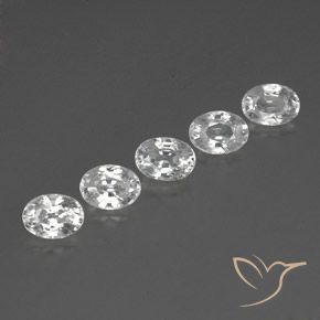 Shop natural 7.07ct Blanc Zircon gems, ovale, from Cambodge at GemSelect. In stock, global shipping!