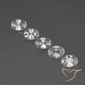 Shop natural 6.95ct Blanc clair Zircon gems, ovale, from Cambodge at GemSelect. In stock, global shipping!