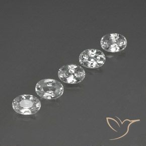 Shop natural 6.95ct Blanc clair Zircon gems, ovale, from Cambodge at GemSelect. In stock, global shipping!