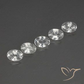 Shop natural 6.94ct Blanc Zircon gems, ovale, from Cambodge at GemSelect. In stock, global shipping!