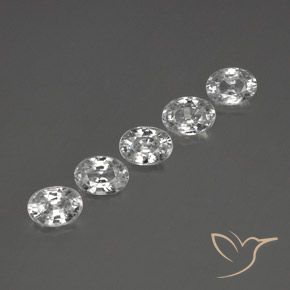 Shop natural 6.31ct Blanc clair Zircon gems, ovale, from Cambodge at GemSelect. In stock, global shipping!