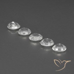 Shop natural 6.83ct Blanc clair Zircon gems, ovale, from Cambodge at GemSelect. In stock, global shipping!