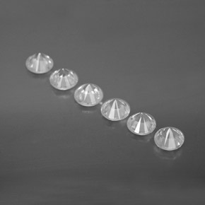 Achetez naturel 3,36ct blanc zircon gems, coupe roude, en provenance cambodge chez gemselect. en stock, livraison internationale!