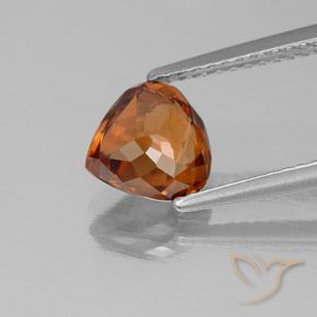 Zircon Orange rougeâtre naturelle En forme de poire, 2.05 ct, VVS