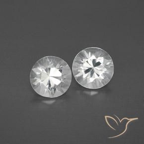 2.46ctw Naturel Blanc Zircon, Tour, VVS