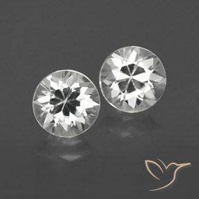 2.24ctw Naturel Blanc Zircon, Tour, VVS-VS