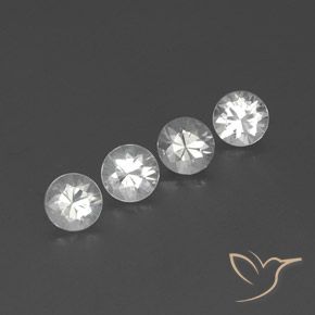 4.75ctw Naturel Blanc clair Zircon, Tour, VVS-VS