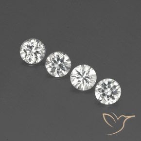 Shop natural 4.41ct Blanc clair Zircon gems, Tour, from Cambodge at GemSelect. In stock, global shipping!
