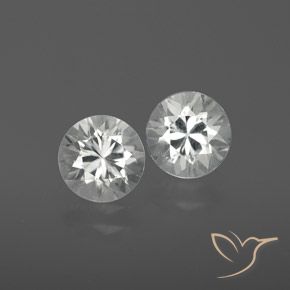 2.41ctw Naturel Blanc clair Zircon, Tour, VVS-VS
