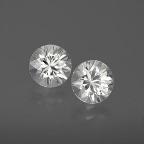 Achetez naturel 2.38ct Blanc Zircon gems, Coupe roude, En provenance Cambodge chez GemSelect. En stock, livraison internationale!