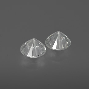 Achetez naturel 2.38ct Blanc Zircon gems, Coupe roude, En provenance Cambodge chez GemSelect. En stock, livraison internationale!