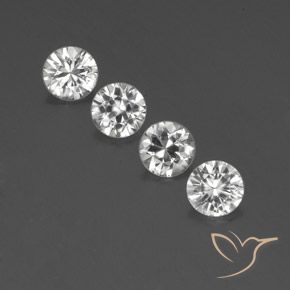 Shop natural 3.95ct Blanc clair Zircon gems, Tour, from Cambodge at GemSelect. In stock, global shipping!