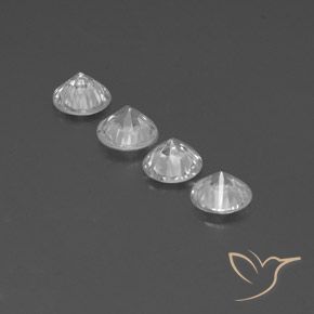 Shop natural 3.95ct Blanc clair Zircon gems, Tour, from Cambodge at GemSelect. In stock, global shipping!