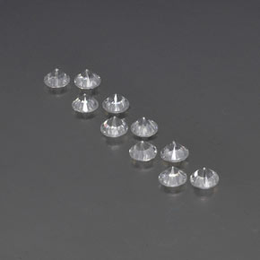 Achetez naturel ct blanc zircon gems, coupe roude, en provenance cambodge chez gemselect. en stock, livraison internationale!