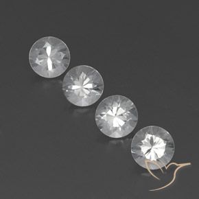 4.91ctw Naturel Blanc clair Zircon, Tour, VVS-VS