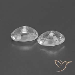 Shop natural 1.64ct Blanc clair Zircon gems, ovale, from Cambodge at GemSelect. In stock, global shipping!