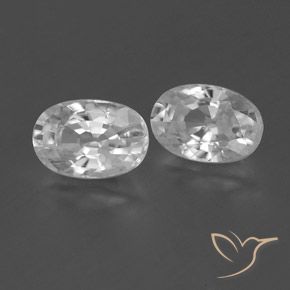 Shop natural 1.71ct Blanc clair Zircon gems, ovale, from Cambodge at GemSelect. In stock, global shipping!
